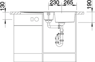 Blanco METRA 6S KAWOWY 515045 - Zlewozmywaki - miniaturka - grafika 7