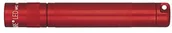Akcesoria turystyczne - MagLite Latarka Mag-Lite LED Solitaire do 37 lumenów, 8 cm Mini, w zestawie: 1 złącze micro baterii i breloczek do kluczy Pasek na rękę, czerwony, sj3 a036 SJ3A036 - miniaturka - grafika 1