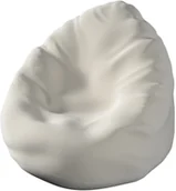 Pufy i podnóżki - Dekoria Dekoria Worek do siedzenia jasny szary 80 × 115 cm Ingrid 543-705-40 - miniaturka - grafika 1
