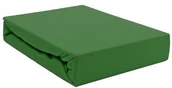 Prześcieradła - Darymex Prześcieradło Jersey z gumką zielone butelkowe 120x200 dx-120-pjr-011 - miniaturka - grafika 1