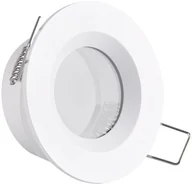 Oprawy, klosze i abażury - Polux Oczko podtynkowe BORAS 1x8W GU10 315434 biały IP44 315434 - miniaturka - grafika 1