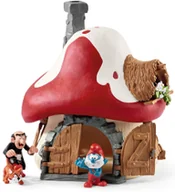 Figurki dla dzieci - Schleich domek Smerfów z dwoma figurkami z filmu Smerfy Poszukiwacze zaginionej wioski - miniaturka - grafika 1