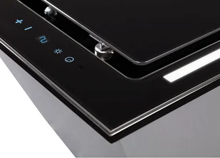 Toflesz Linea Glass 90 Czarny - Okapy kuchenne - miniaturka - grafika 2