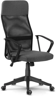 Fotel biurowy, krzesło biurowe Sofotel Fotel biurowy z mikrosiatki Sofotel Sydney ciemnoszary 2450 - Fotele i krzesła biurowe - miniaturka - grafika 3