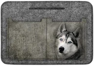 Kosmetyczki, organizery i kuferki - Husky Sunlovers Sunlovers, Organizer filcowy do torebki, Pies 7x26,5x19 cm - miniaturka - grafika 1