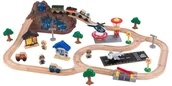 Pociągi dla dzieci - KidKraft Zestaw kolejowy z wodospadem ZK-17826 - miniaturka - grafika 1