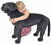 Maskotki i pluszaki - Melissa & Doug pluszowy czarny labrador | pluszak | zwierzak | bez ograniczeń wiekowych | prezent dla chłopca lub dziewczynki 2117 - miniaturka - grafika 1