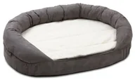 Legowiska dla psów - Karlie legowisko Ortho Bed Oval, szare, 0 - miniaturka - grafika 1