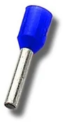 Inne akcesoria elektryczne - Em Group 100 sztuk Końcówka tulejkowa izolowana niebieska cynowana 2,5mm2 x 8 mm 0503 TI2,5L8 - miniaturka - grafika 1