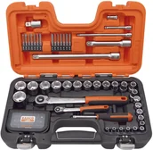 Zestawy narzędziowe - BAHCO Zestaw 79 szt. kluczy nasadowych i końcówek 1/4"" + 1/2"", [SL79] - miniaturka - grafika 1