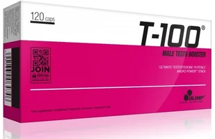 Olimp Sport Nutrition Booster testosteronu T-100 120 kaps (5901330064746) - Produkty specjalne dla sportowców Olimp Sport Nutrition Booster testosteronu T-100 120 kaps (5901330064746) - Produkty specjalne dla sportowców - miniaturka - grafika 1