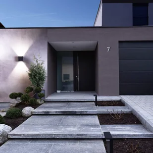 Deko-Light Kinkiet zewnętrzny LED Jabbah ciemnoszary, up/down - Lampy ogrodowe - miniaturka - grafika 3