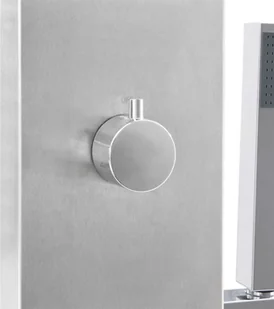 vidaXL Prysznic ogrodowy z podstawą Wpc stal nierdzewna 3051288 - Inne akcesoria do nawadniania - miniaturka - grafika 9