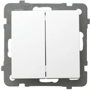 Berker schodowy Ospel As ŁP-9G/m/00, bez ramki, kolor biały - Gniazdka elektryczne - miniaturka - grafika 3