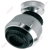 Akcesoria do armatury i ceramiki - Ferro PERLATOR Z PRZEGUBEM CZARNY KRÓTKI - miniaturka - grafika 1