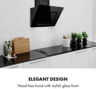 Klarstein Sofia 60 Czarny (DSM-Sofia-60BL) - Okapy kuchenne - miniaturka - grafika 2