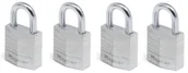 Kłódki - Master Lock 9120eurqnop  4 aluminiowe kłódka 20 MM 9120EURQNOP - miniaturka - grafika 1