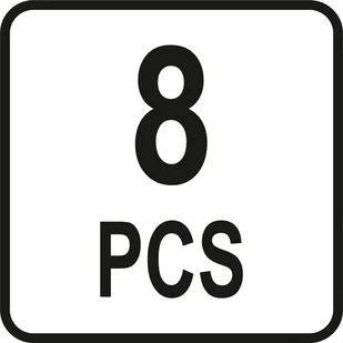 Vorel ZNACZNIKI DO WYZNACZANIA OTWORÓW KPL 8 SZT - Inne mocowania - miniaturka - grafika 3