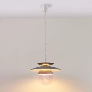 Lindby Skandynawska lampa wisząca szara  w tym E27 LED - Nadija - Lampy sufitowe - miniaturka - grafika 3