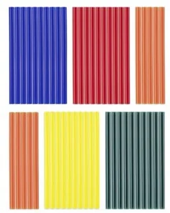 TROTEC Zestaw sztyftów topliwego kleju kolorowy, 50 sztuk ( 7 mm) - Kleje i inne preparaty budowlane - miniaturka - grafika 2