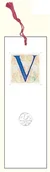 Zakładki do książek - DaVinci Zakładka do książki z anagramem Litera V - miniaturka - grafika 1