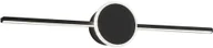Lampy pozostałe - Toolight Toolight LAMPA KINKIET ŁAZIENKOWY LED NAD LUSTRO 60CM APP849-1W ROUND BLACK - miniaturka - grafika 1