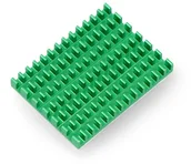 Akcesoria do komputerów jednopłytkowych - OdSeven Radiator 40x30x5mm dla Raspberry Pi 4 z taśmą termoprzewodzącą - zielony ODS-15697 - miniaturka - grafika 1