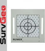 Sprzęt geodezyjny - SurvGeo Tarcza aluminiowa z folią i celem 60x60 mm TR3F - miniaturka - grafika 1