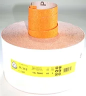 Materiały ścierne - Klingspor papier ścierny do pl31b-3293 na rolce, 115 MM, K 60, 50 m, E 447 141 PL31B-3293 - miniaturka - grafika 1