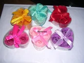 Mydła - MYDEŁKA PŁATKI RÓŻYCZKI DO KĄPIELI - 3szt - miniaturka - grafika 1