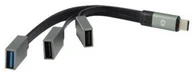 Huby USB - Conceptronic Conceptronics Conceptronics HUBBIES01G - hub - 3 ports USB hub - 3 - Szary HUBBIES01G - miniaturka - grafika 1