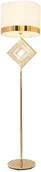 Lampy stojące - Lumina Deco Deco LAMPA STOJĄCA PODŁOGOWA BIAŁO-ZŁOTA BENARDI DECO LDF 5529 (GD+WT - miniaturka - grafika 1