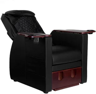 AZZURRO Fotel spa do pedicure z masażem pleców azzurro 101 czarny - Meble kosmetyczne - miniaturka - grafika 8