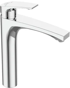 Laveo Deza Jednouchwytowa bateria umywalkowa stojąca z wylewką L chrom BAD02ND - Baterie umywalkowe - miniaturka - grafika 4
