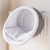 Legowiska dla kotów - Trixie Trixie okrągłe legowisko na kaloryfer 38 × H 34 cm - miniaturka - grafika 1