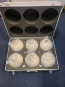 Sprzęt geodezyjny - Survpoint Sfery referencyjne 6szt z walizą aluminiową KULE 6 ALU - miniaturka - grafika 1