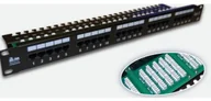 Pozostałe akcesoria sieciowe - . Patchpanel telefoniczny 25xRJ45 kat 3 1U PK012 - miniaturka - grafika 1