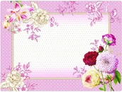 Obrusy i serwetki - Nuova R2S Easy life r2s DUŻE PODKŁADKI KORKOWE NA STÓŁ Kwiaty Renaissance (961 RENA) 961 RENA - miniaturka - grafika 1