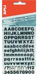 Apli Litery samoprzylepne 25 mm czarne - Papier do drukarek - miniaturka - grafika 5