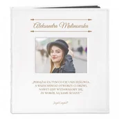 Albumy fotograficzne - NA Murrano Album z Okienkiem Dla Niej Urodziny Ozdobny Grawerowany ALB-BO-BK-CO2-001 - miniaturka - grafika 1