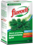 Nawozy ogrodnicze - Florovit Nawóz granulowany przeciwko brązowieniu igieł karton 1 kg - miniaturka - grafika 1