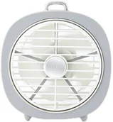 Gadżety USB - USAMS USAMS Wiatrak z lampką szary/grey ZB65FS2 (US-ZB065) - miniaturka - grafika 1