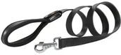 Smycze dla psów - Ferplast Lina ferplast 76108017 skórzana Giotto G20/120, dla psów, szerokość: 2,0 cm, długość: 120 cm, w kolorze czarnym - miniaturka - grafika 1
