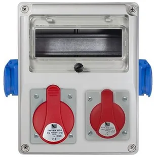 Rozdzielnica natynkowa R-box 240 1x16A 5P 1x32A 5P - Bezpieczniki elektryczne - miniaturka - grafika 2