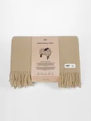 Koce - HOP DESIGN Koc wełniany 145x205 HOP Design Yeti Beżowy 191C-93855 - miniaturka - grafika 1