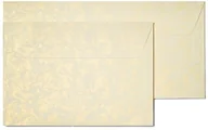 Koperty - Galeria Papieru Koperty ozdobne Róże kremowy 7x11 cm - miniaturka - grafika 1