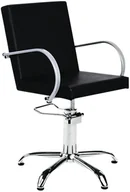 Meble fryzjerskie - Ayala Fotel fryzjerski Pik czarny baza pająk - miniaturka - grafika 1