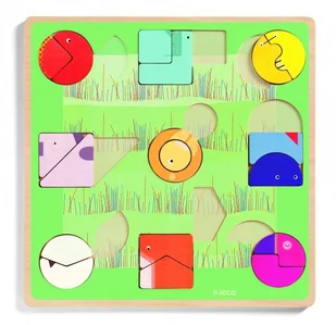 Djeco układanka puzzlowa Ludiform - Układanki dla dzieci - miniaturka - grafika 6