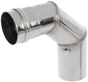 Kominy i akcesoria - Spiroflex Kolano NIERDZEWNE 60MM - miniaturka - grafika 1