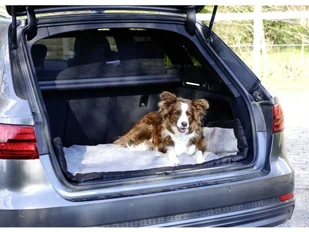 Kerbl Koc podróżny dla psa, 140x100 cm, szary i czarny, 81265 - Legowiska dla psów - miniaturka - grafika 4